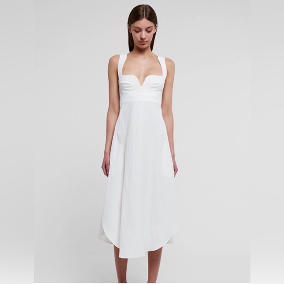 tessa ruched midi dress Tessa Smocked Waist Tiered Midi Dress – Honey Darling Boutique